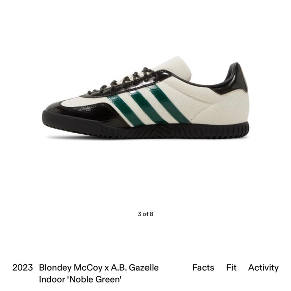 Blondey McCoy x A.B. Gazelle Indoor 'Noble Green nwt - Picture 3 of 6